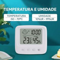 Termohigrômetro digital de parede ou mesa IP-TH01 - Imagem 6