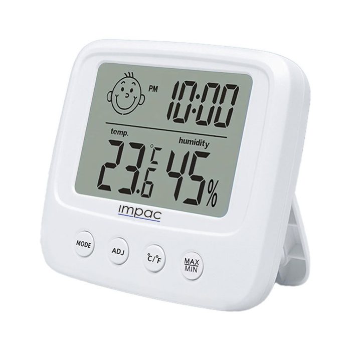 Termohigrômetro digital de parede ou mesa IP-TH01 - Imagem 1