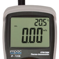 Termo Anemômetro c/ Vazão de Ar CFM/CMM IP-720B Impac - Imagem 3