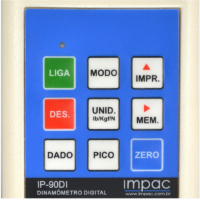 Dinamômetro Digital Tração e Compressão 500kgf IP-90DI - Imagem 3