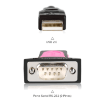 Cabo Conversor RS-232 para USB Universal - Imagem 3