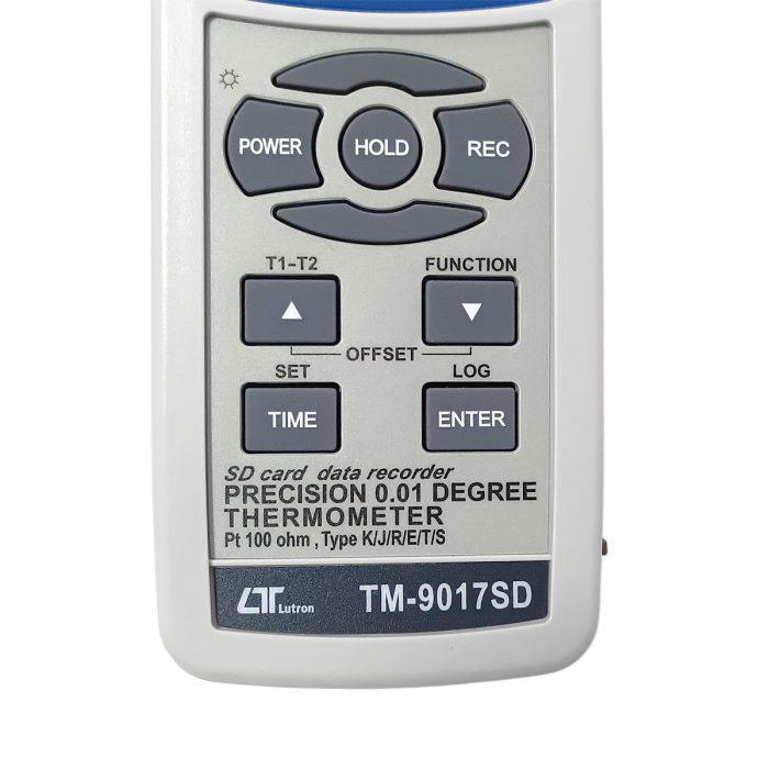 Termômetro Datalogger Centesimal de Alta Precisão PT-100 TM-9017SD Lutron