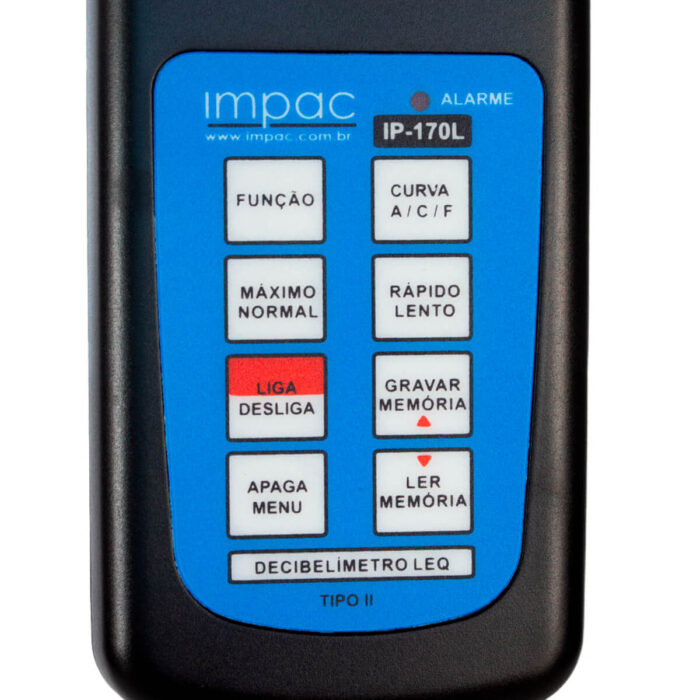 Decibelimetro Leq Digital Portátil IP-170L Impac - Imagem 4