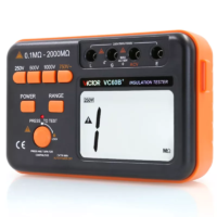Megômetro Digital CAT III 1000V 2000Mohm Victor Vc60b+