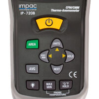 Termo Anemômetro c/ Vazão de Ar CFM/CMM IP-720B Impac - Imagem 4
