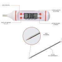 Termômetro Digital Culinário Tipo Espeto 300ºC - Alimentos e Líquidos TP101 - Imagem 8