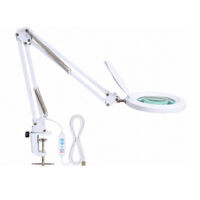 Lupa Luminária LED de Mesa 5x e 10 Níveis de Intensidade IP-54D Impac - Imagem 6