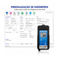 Data Logger de Vibração, Impacto e Temperatura USB 3 Eixos IP65 IPVT-27LOGGER - Imagem 7