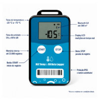 Termohigrômetro Data Logger Bluetooth  32.000 Registros IPTH-BT300LOGGER - Imagem 6