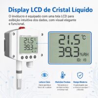 Transmissor Industrial de Temperatura e Umidade com LCD 4-20 mA / 0-10 V Impac IP-WS01-LCD - Imagem 2