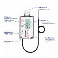 Data Logger de Temperatura e Umidade com Bluetooth e USB Impac IPTH-50BTLOGGER - Imagem 5