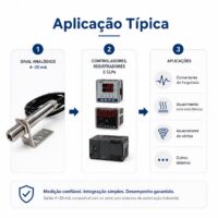 Sensor Infravermelho de Temperatura 0 a 600°C 4-20mA IP-WD-HW-I20 Impac - Imagem 3