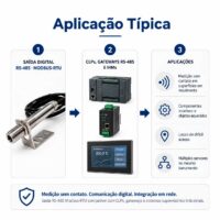 Sensor Infravermelho de Temperatura RS485 0 a 1200 °C IP-WD-HW-R - Imagem 5